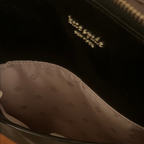 kate spade Black Leather Tote with Front Slip Pocket - Picture 3 of 5